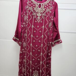 agha noor magenta trousers