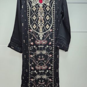 Black Agha Noor Trousers